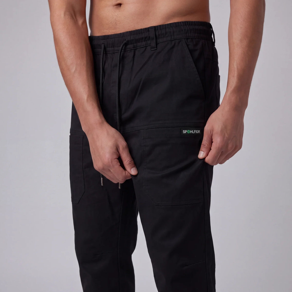 Pantalón cargo cómodo con gran capacidad de almacenamiento 